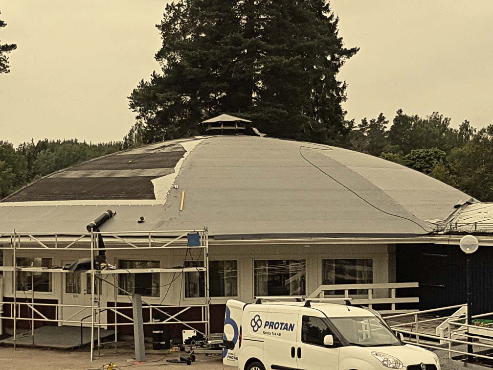 Rehabilitering af tage; Nyt tag over det gamle